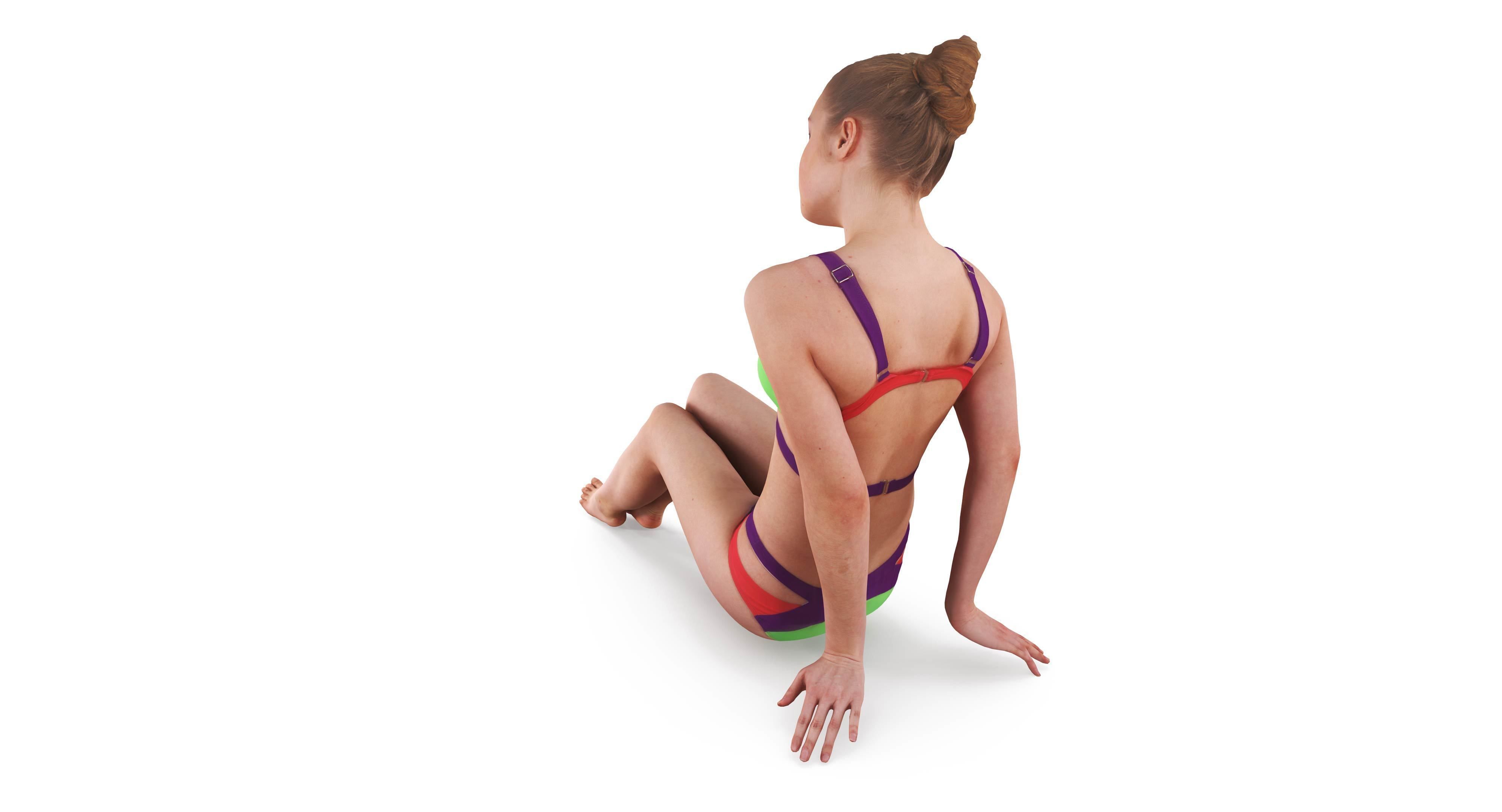 Resort People Pack Low-poly 3D model_391