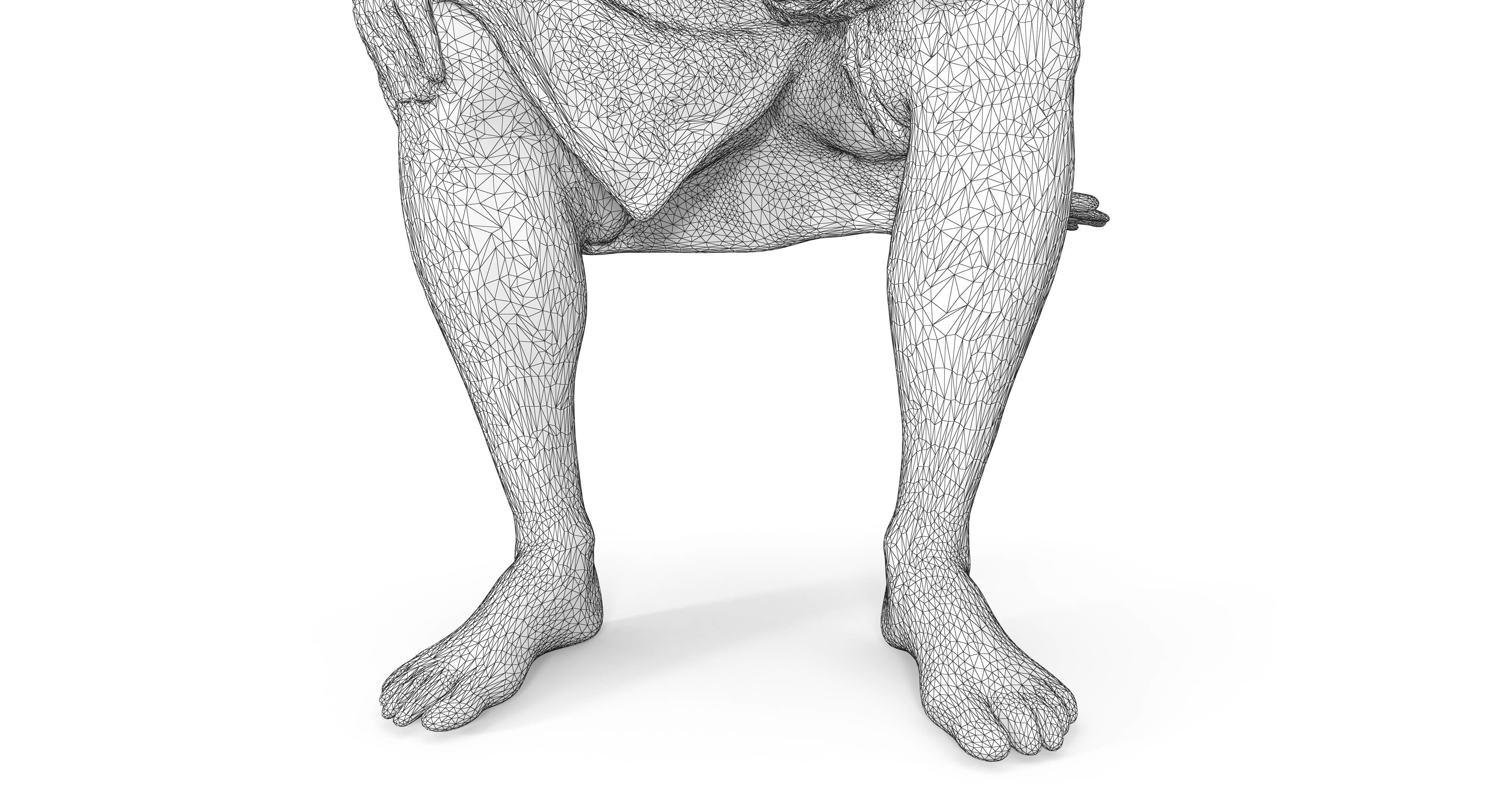 Resort People Pack Low-poly 3D model_228