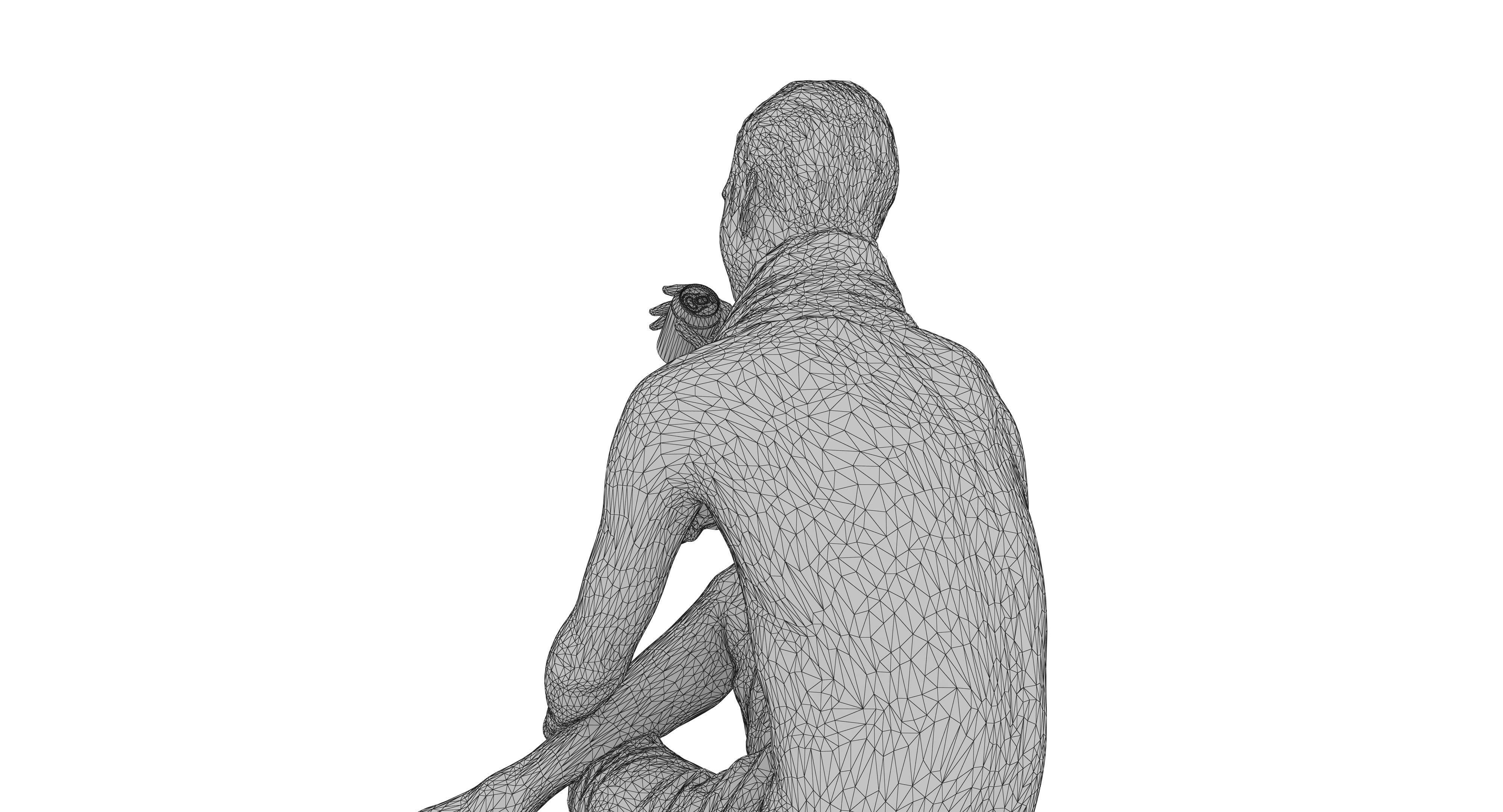 Resort People Pack Low-poly 3D model_434