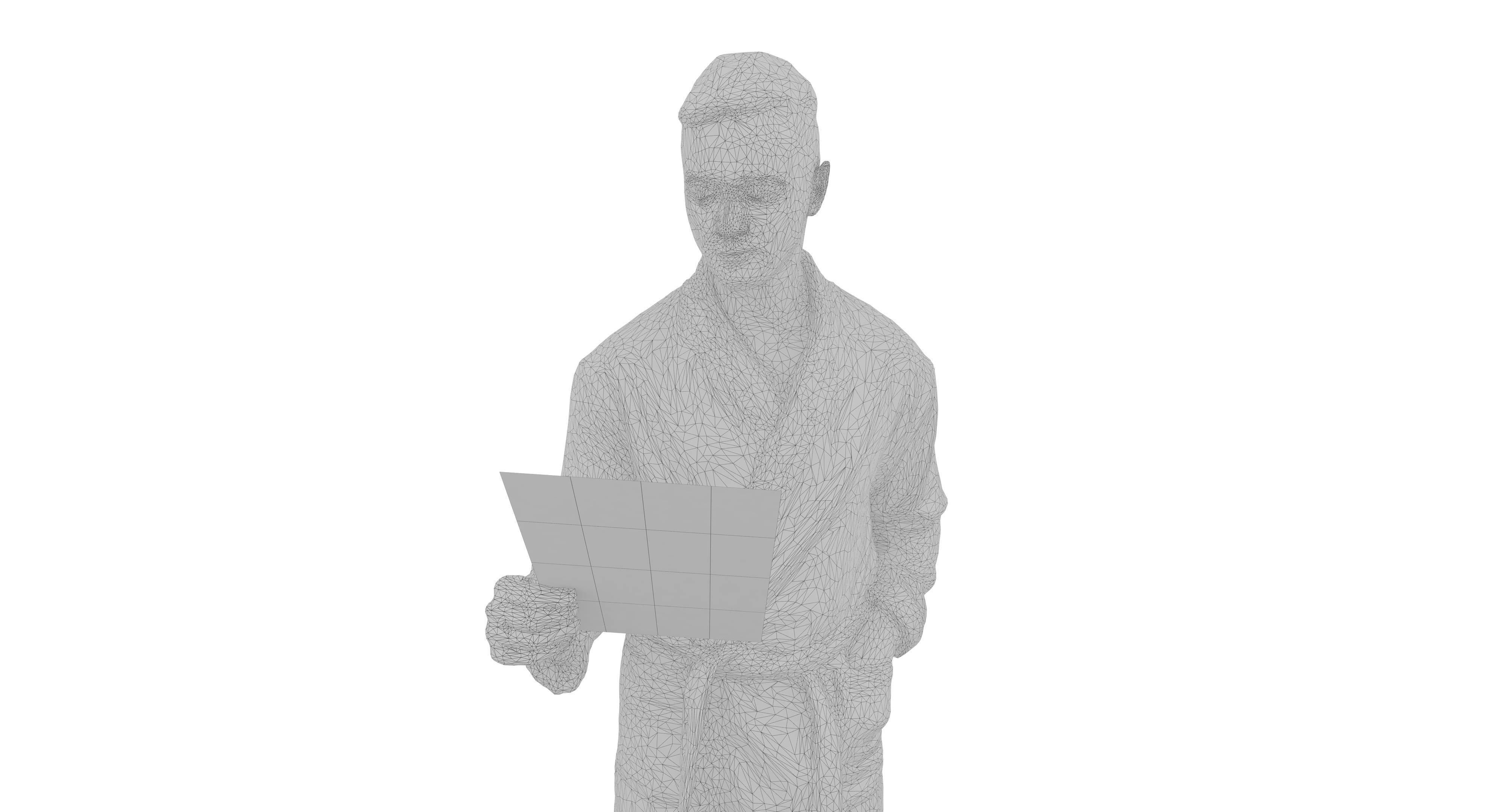 Resort People Pack Low-poly 3D model_198