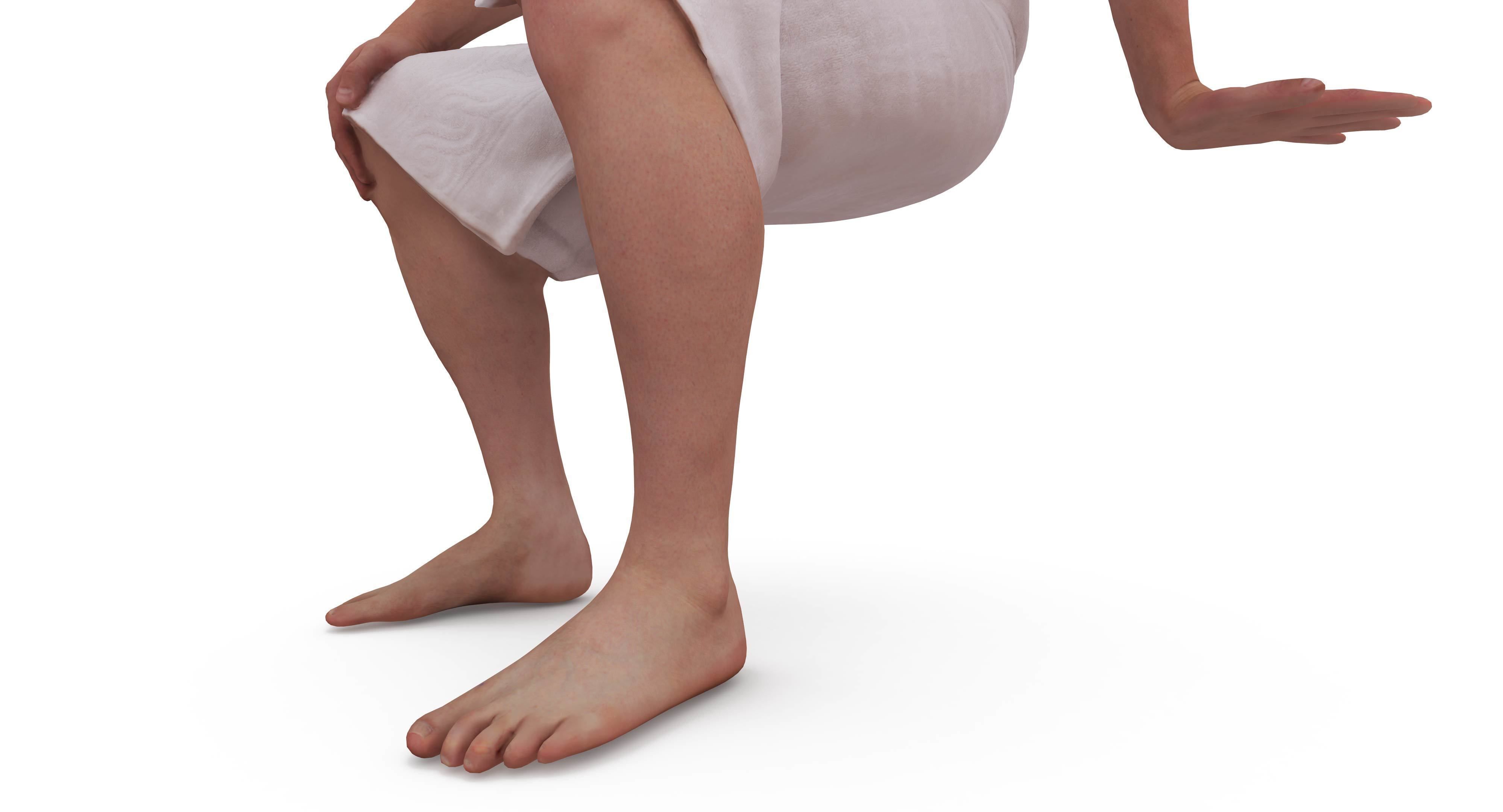 Resort People Pack Low-poly 3D model_220