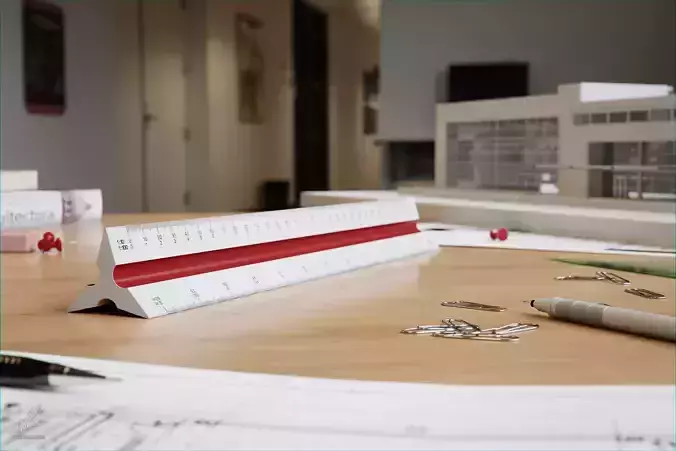 Scale Ruler 3D model