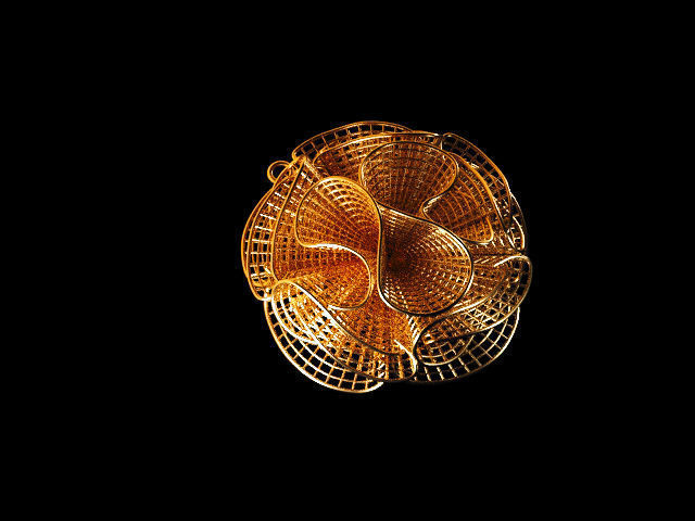 modern Fusion Pendant 3D print model