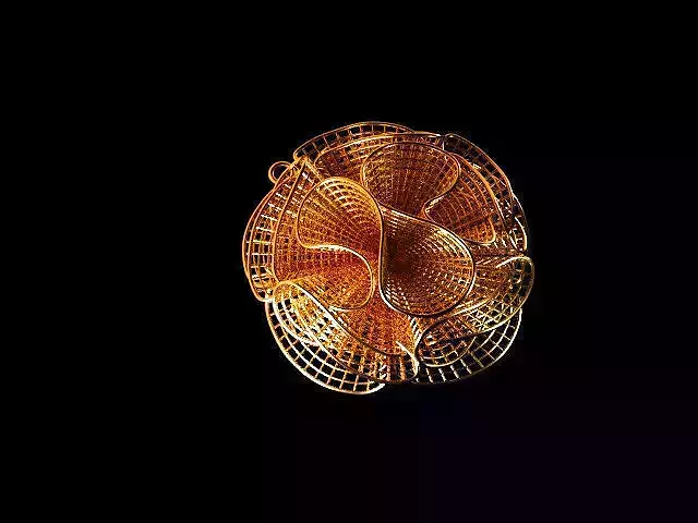 modern Fusion Pendant 3D print model