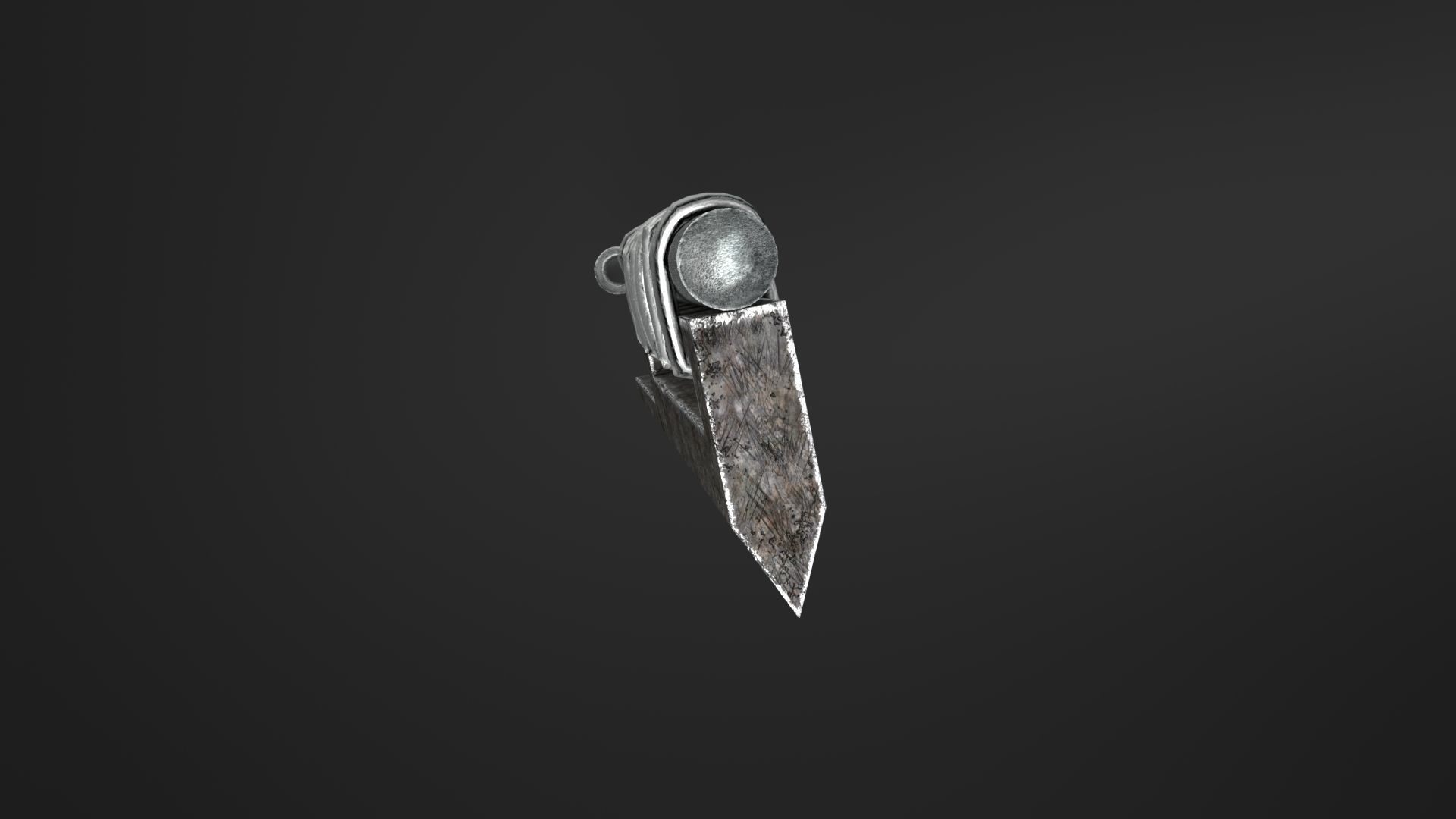 One hit sword Low-poly 3D model_20