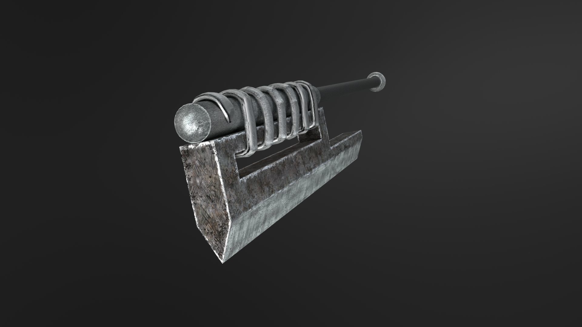One hit sword Low-poly 3D model_22