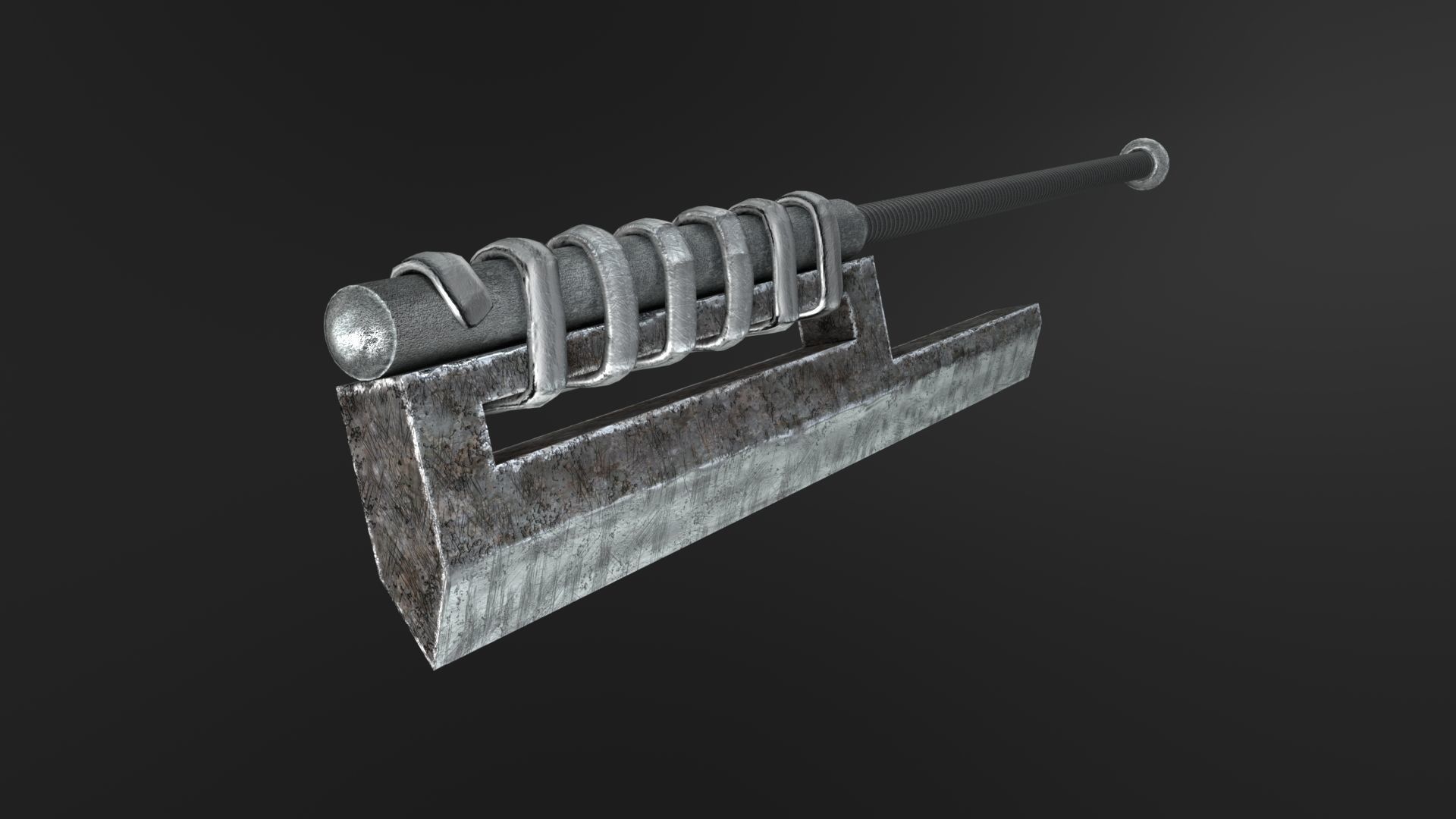 One hit sword Low-poly 3D model_24