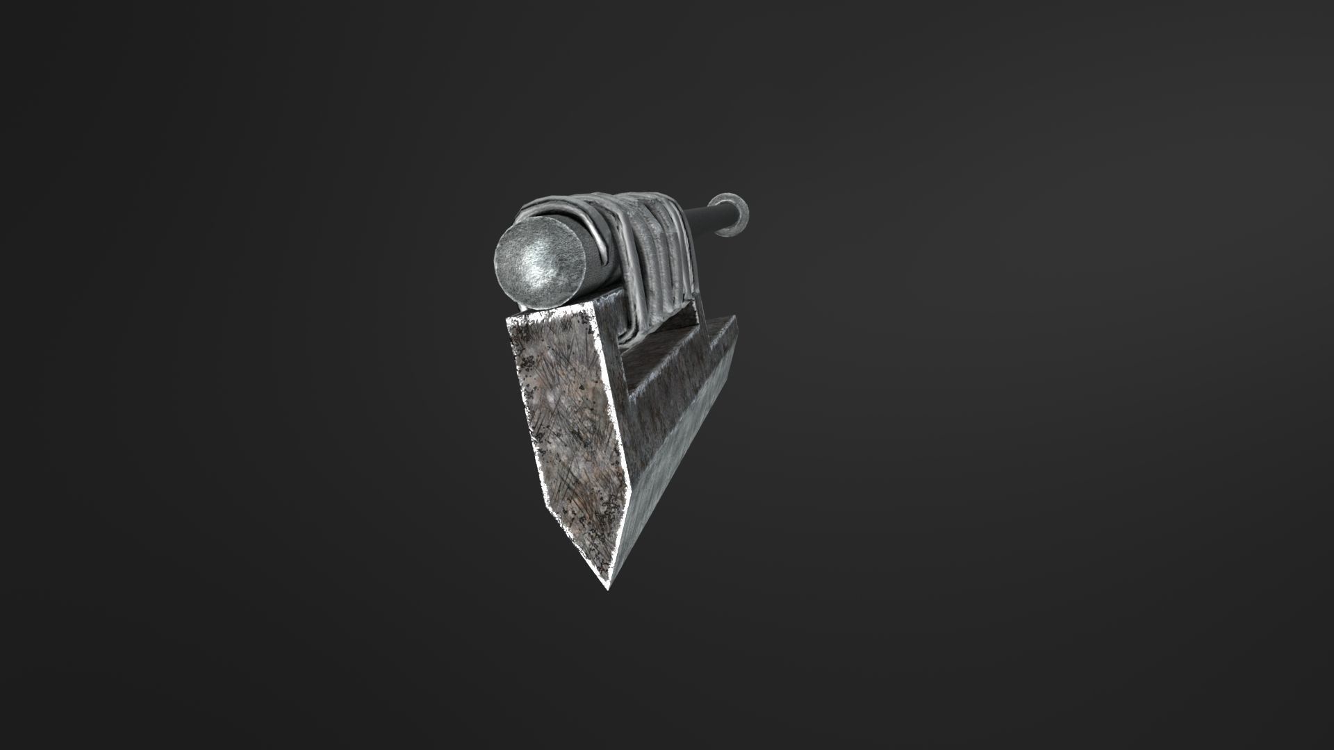 One hit sword Low-poly 3D model_21