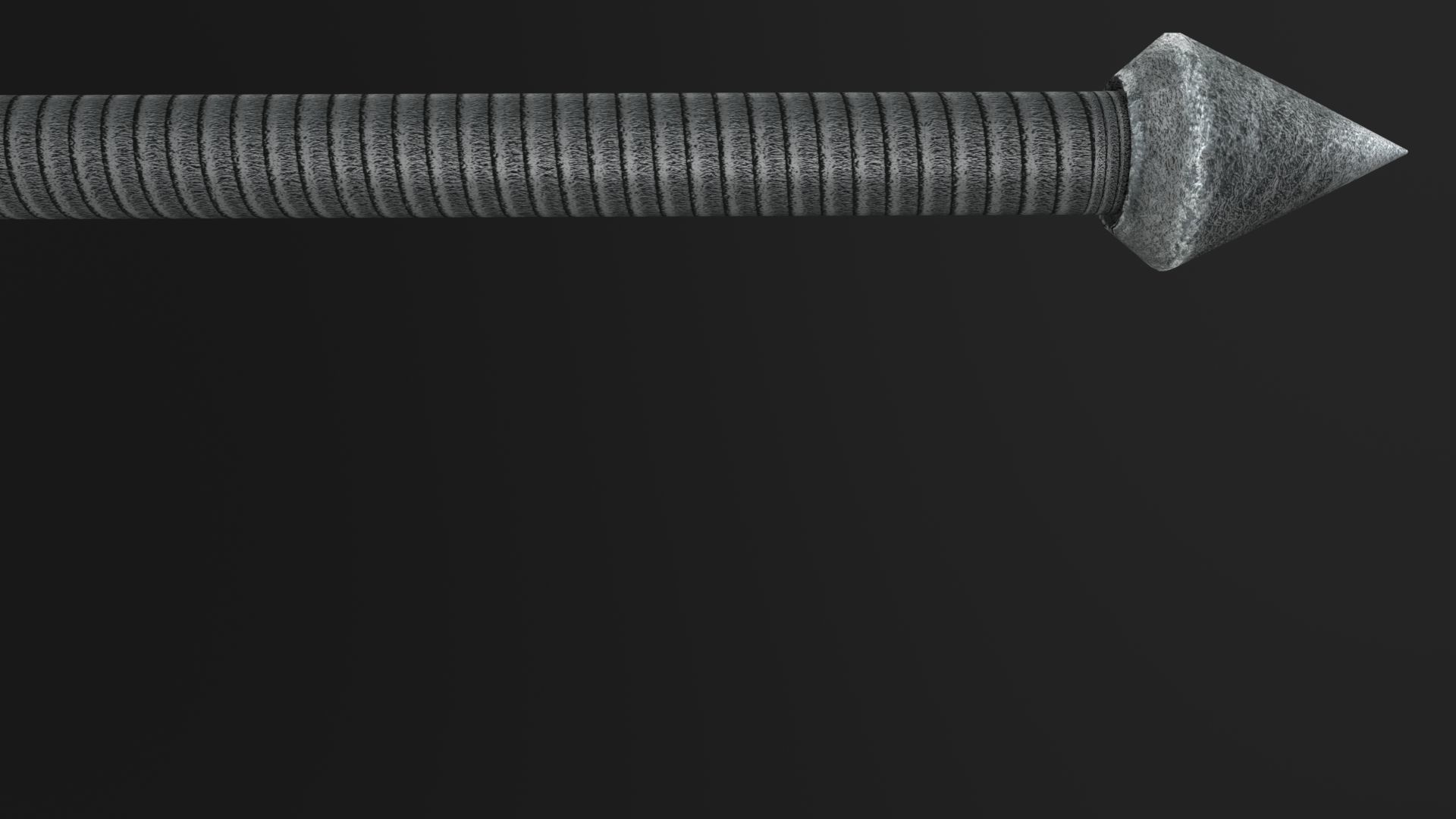 One hit sword Low-poly 3D model_30