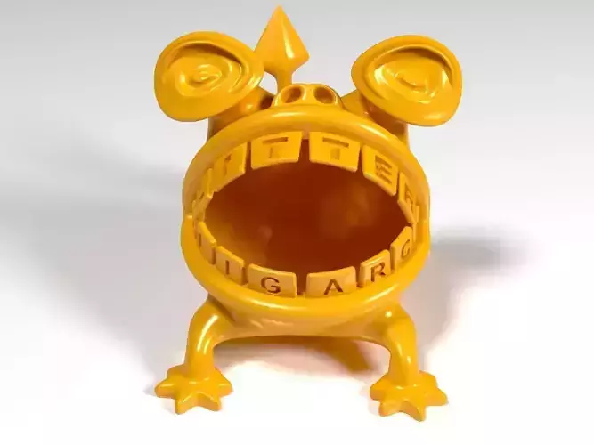 The oligarch - a desktop wastebasket 3D print model