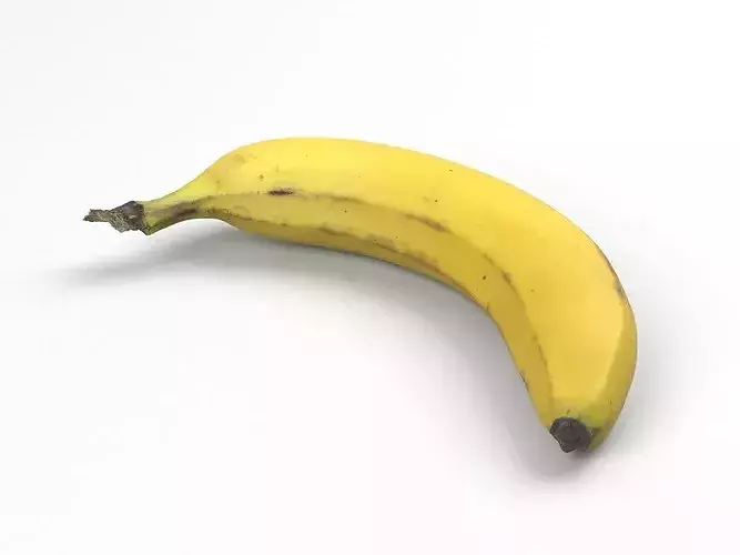 Photorealistic Banana 3D Scan 3D model 5
