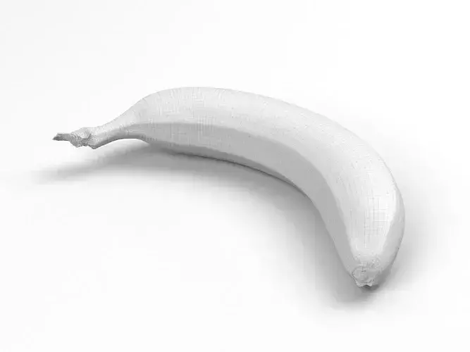 Photorealistic Banana 3D Scan 3D model 7