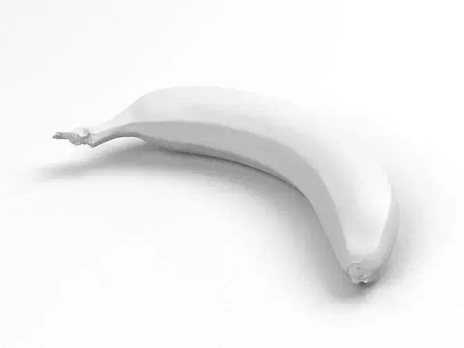 Photorealistic Banana 3D Scan 3D model 6