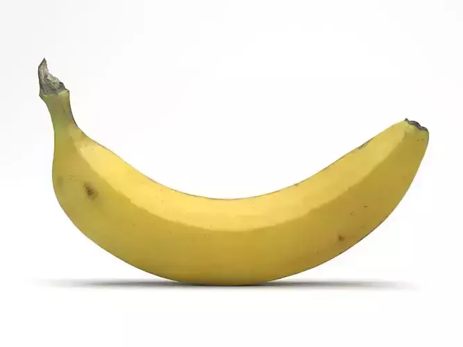 Photorealistic Banana 3D Scan 3D model