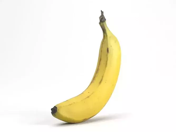 Photorealistic Banana 3D Scan 3D model 3