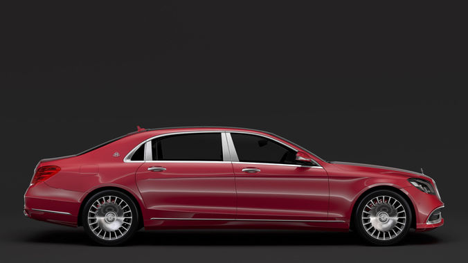 Mercedes Maybach S 560 X222 2018 3D model