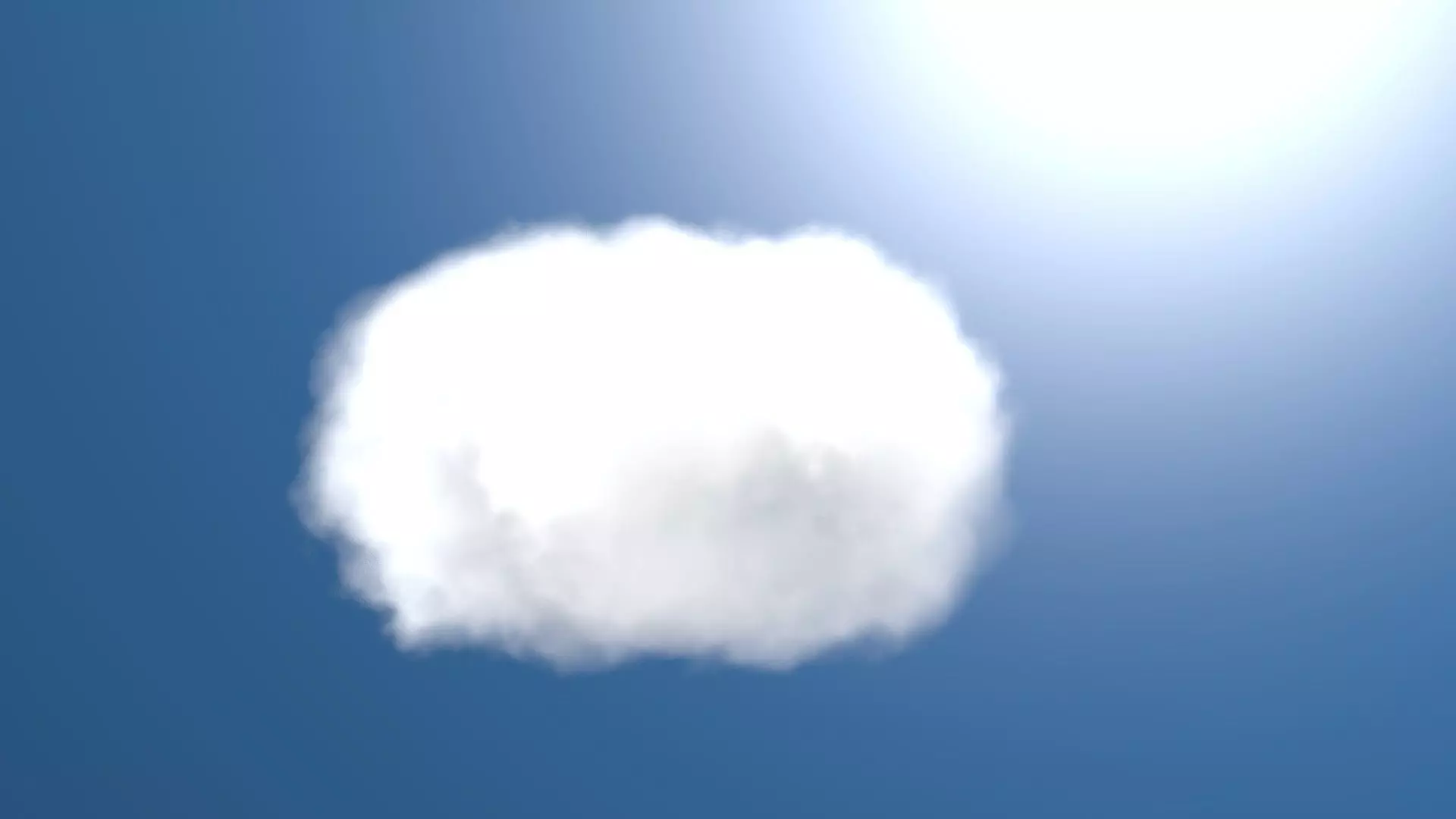 Simple Cloud 3D model_0