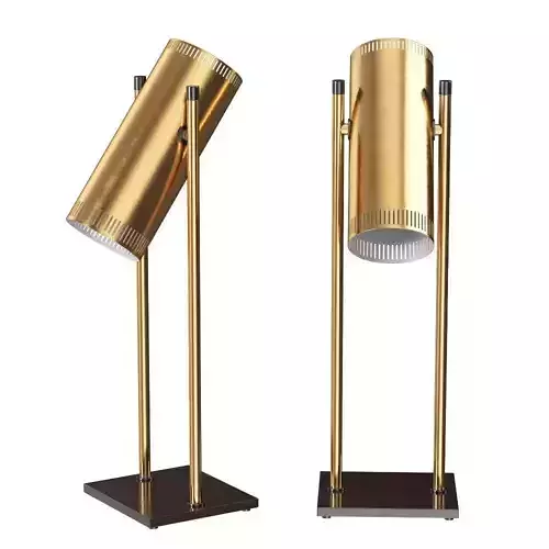 Trombone Desk Lamp by Jo Hammerborg 3D model