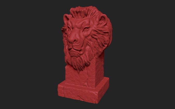 Gondwana Lion replica 3D print model