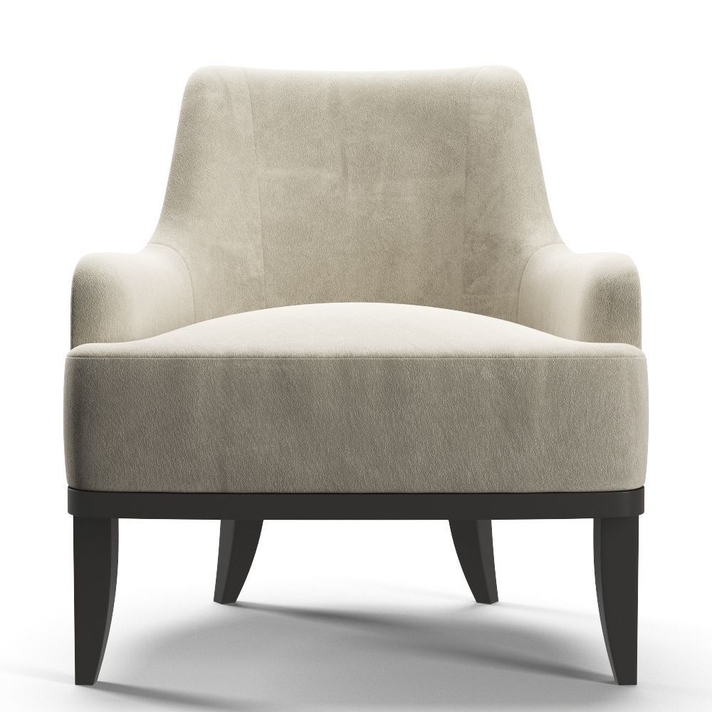 HBF Salon Lounge Chair 3D model CGTrader