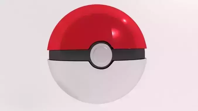3D PokeBall pokemon ball