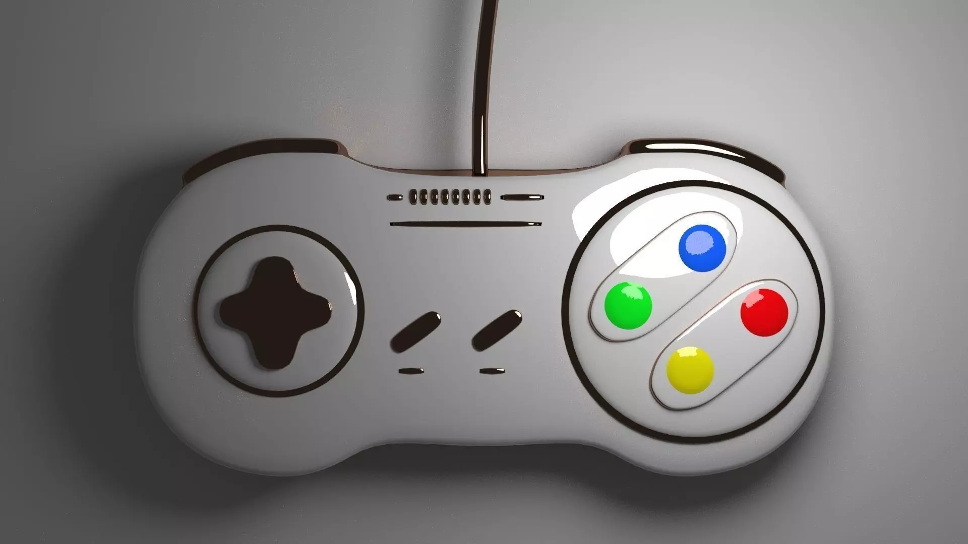 Gameplay apple mouse Low-poly 3D model_0