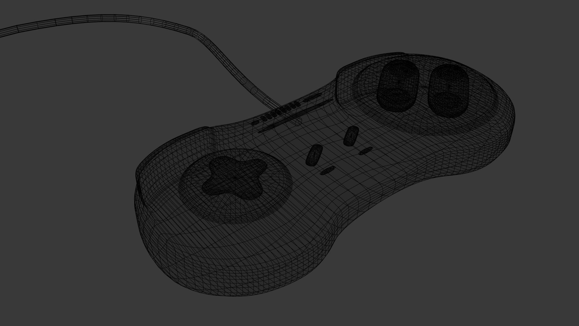 Gameplay apple mouse Low-poly 3D model_5