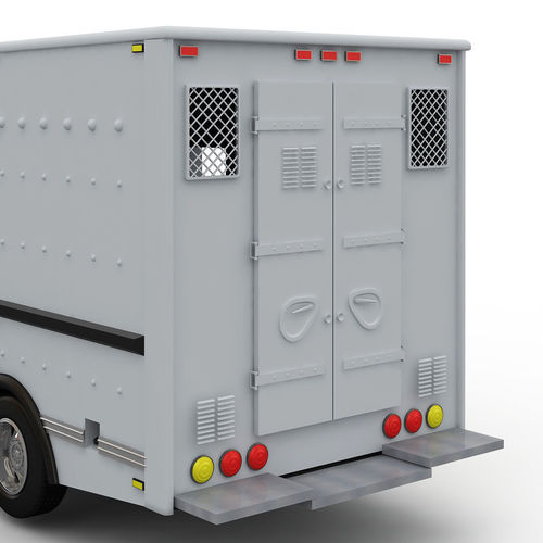 Ice Cream Truck 3D model 2