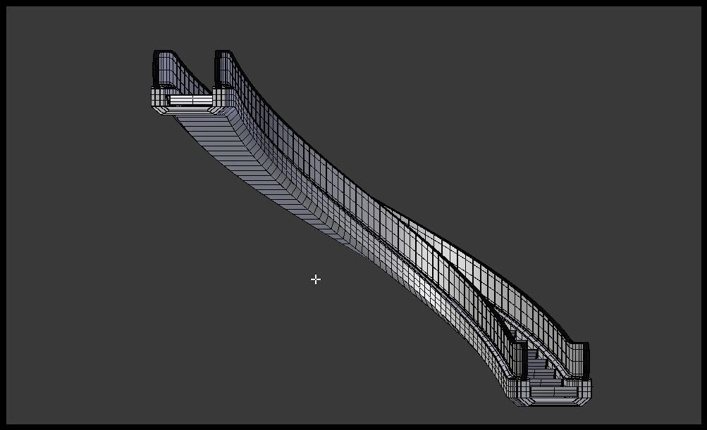 Spiralator - curved escalator 3D model_7