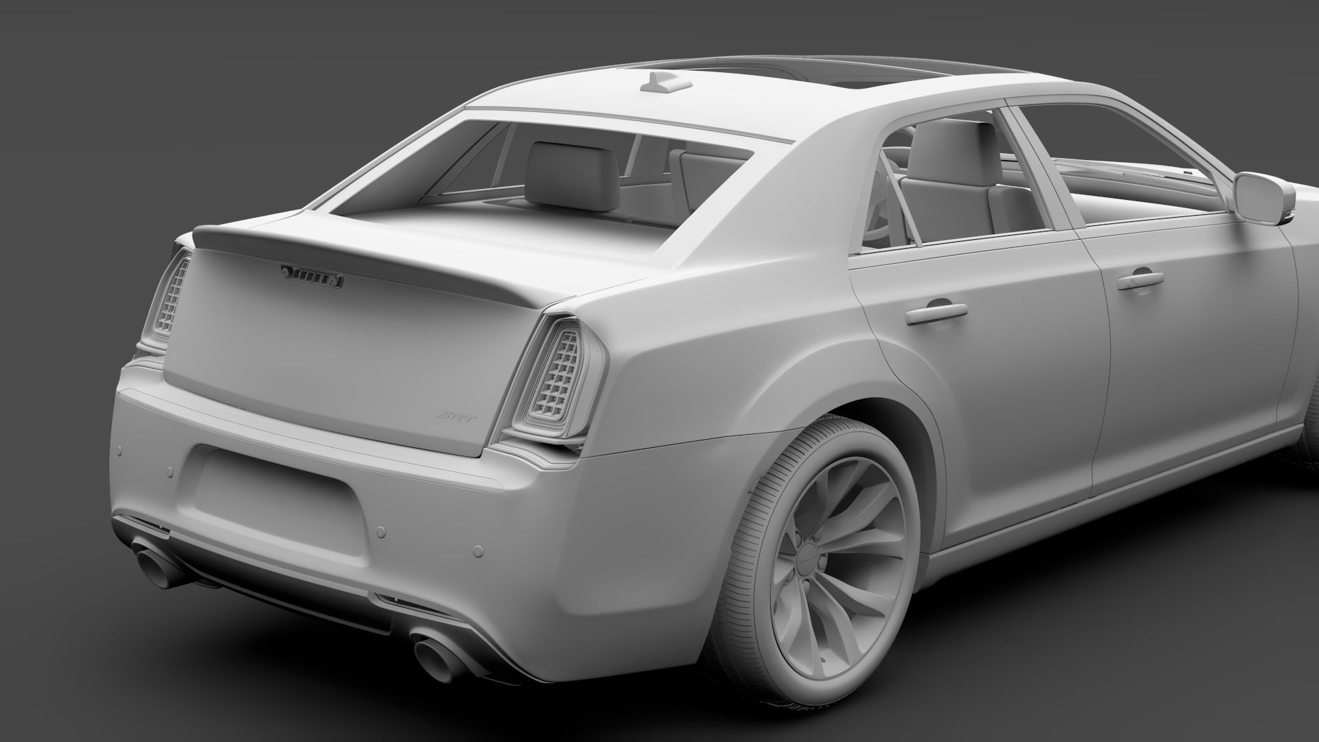 Chrysler 300 SRT LX2 2018 3D model_15