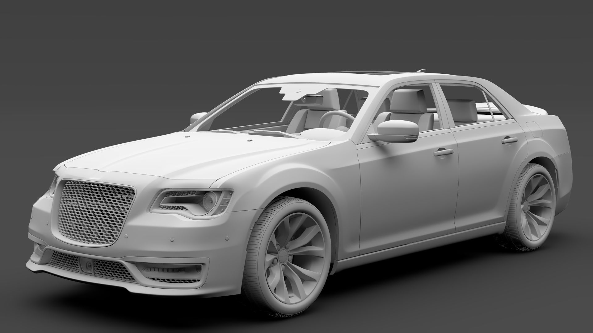 Chrysler 300 SRT LX2 2018 3D model_12
