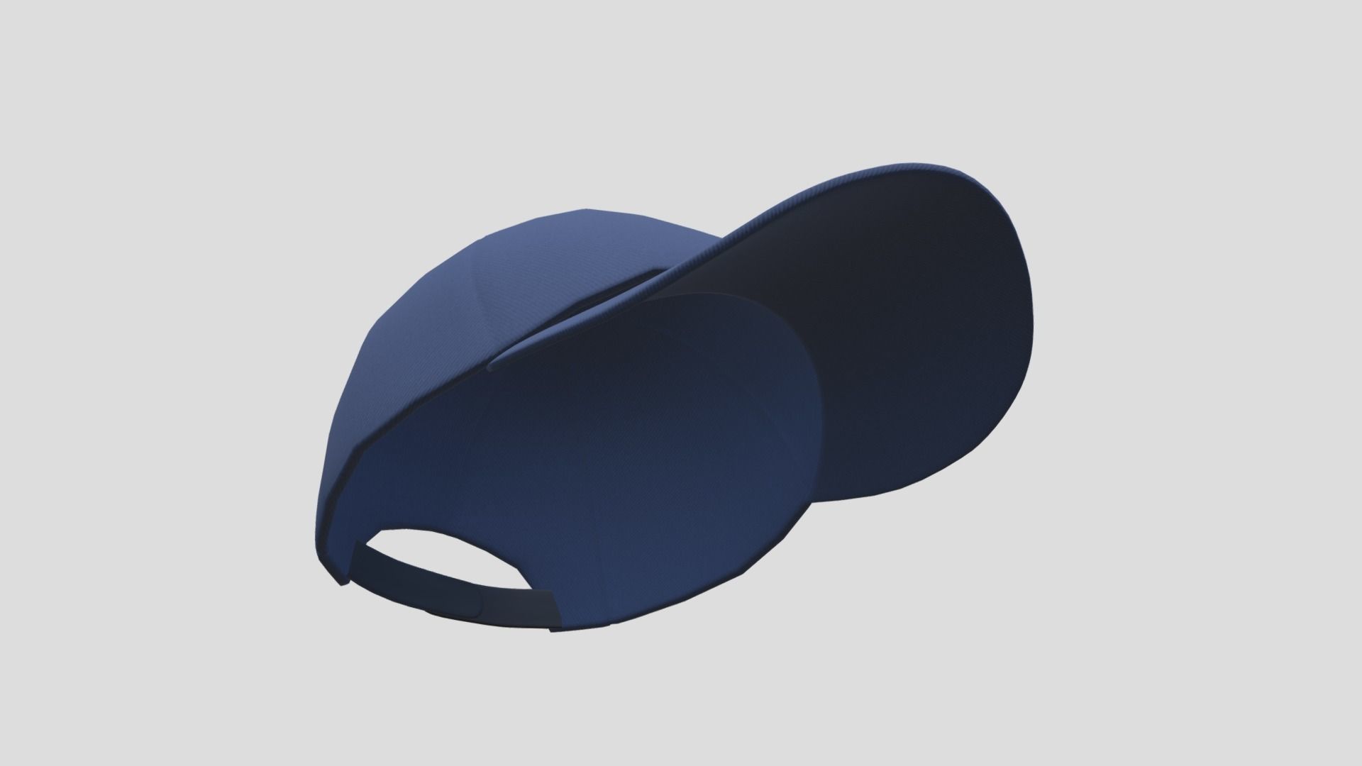 Baseball Cap 3D model_2