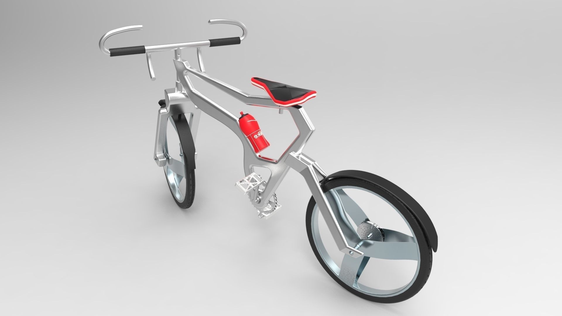 Bicycle  concept  3D model_2