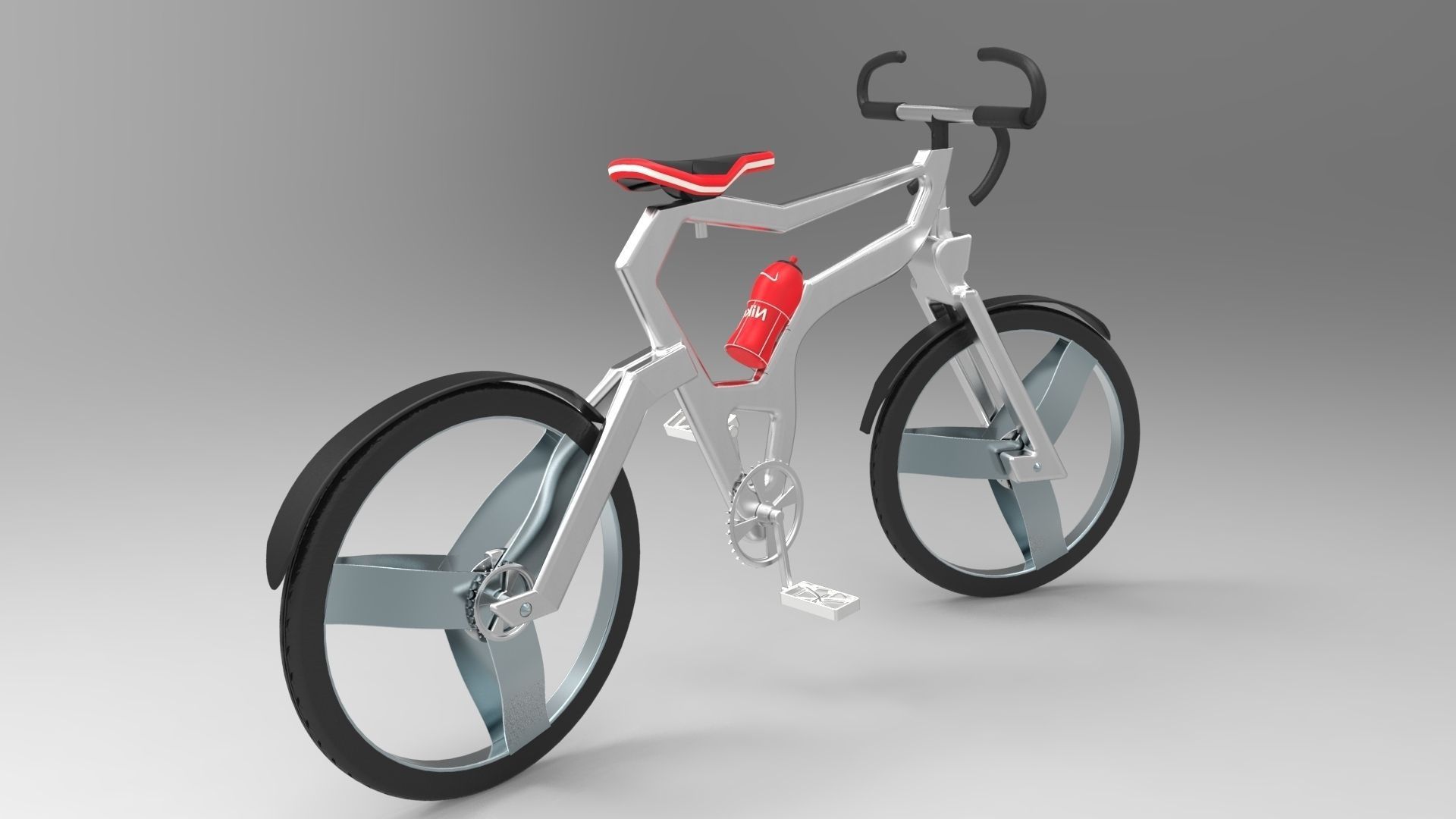 Bicycle  concept  3D model_6