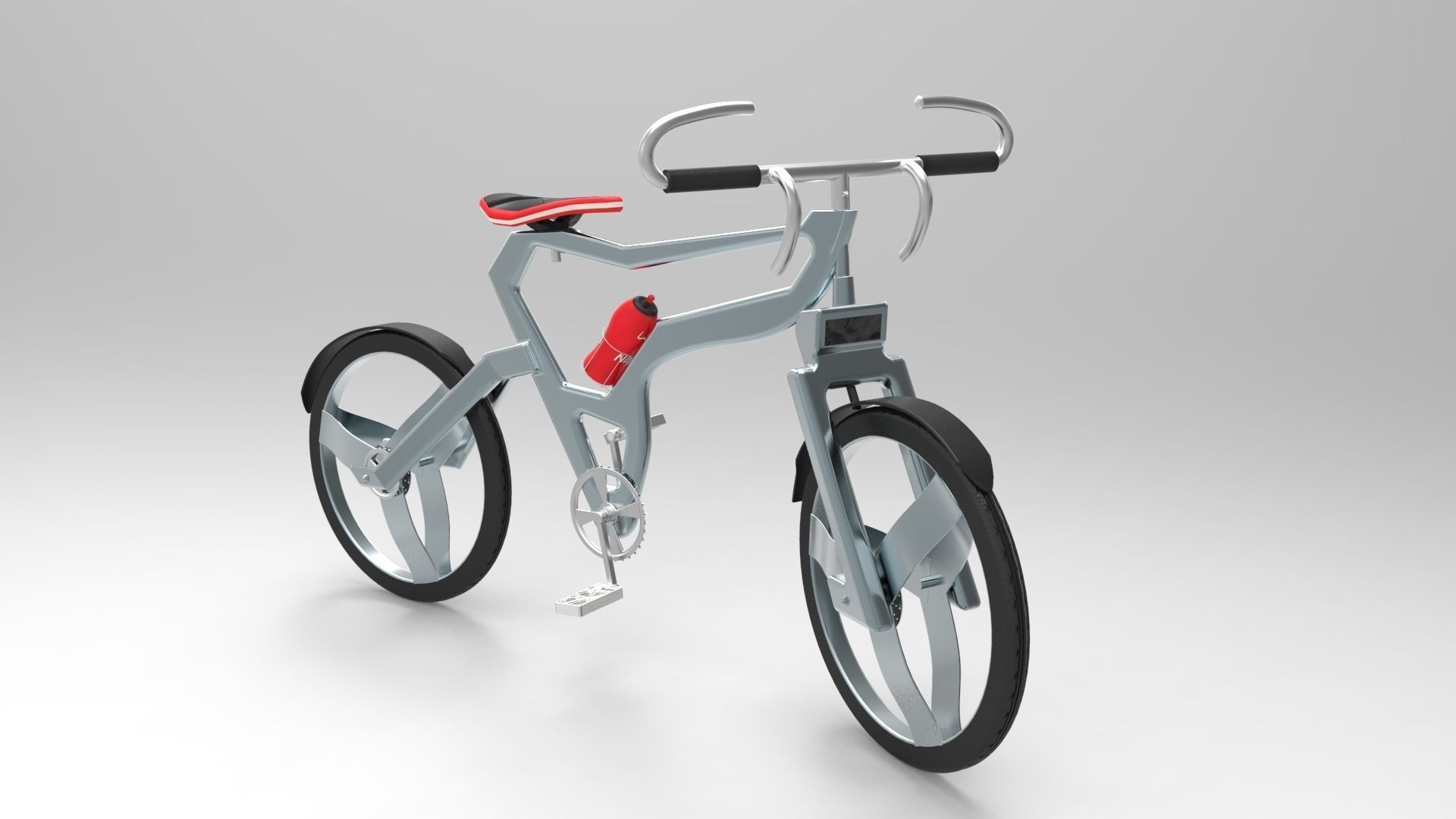 Bicycle  concept  3D model_5