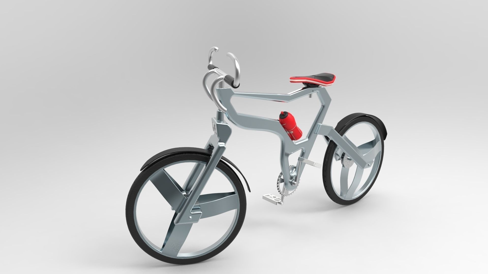 Bicycle  concept  3D model_3