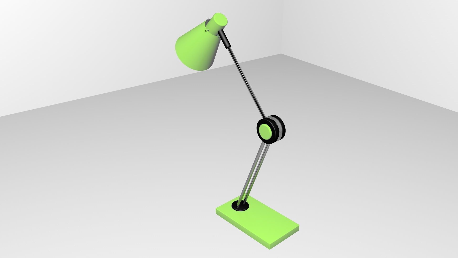 Table Lamp 3d Model Free Free low-poly 3D model_5