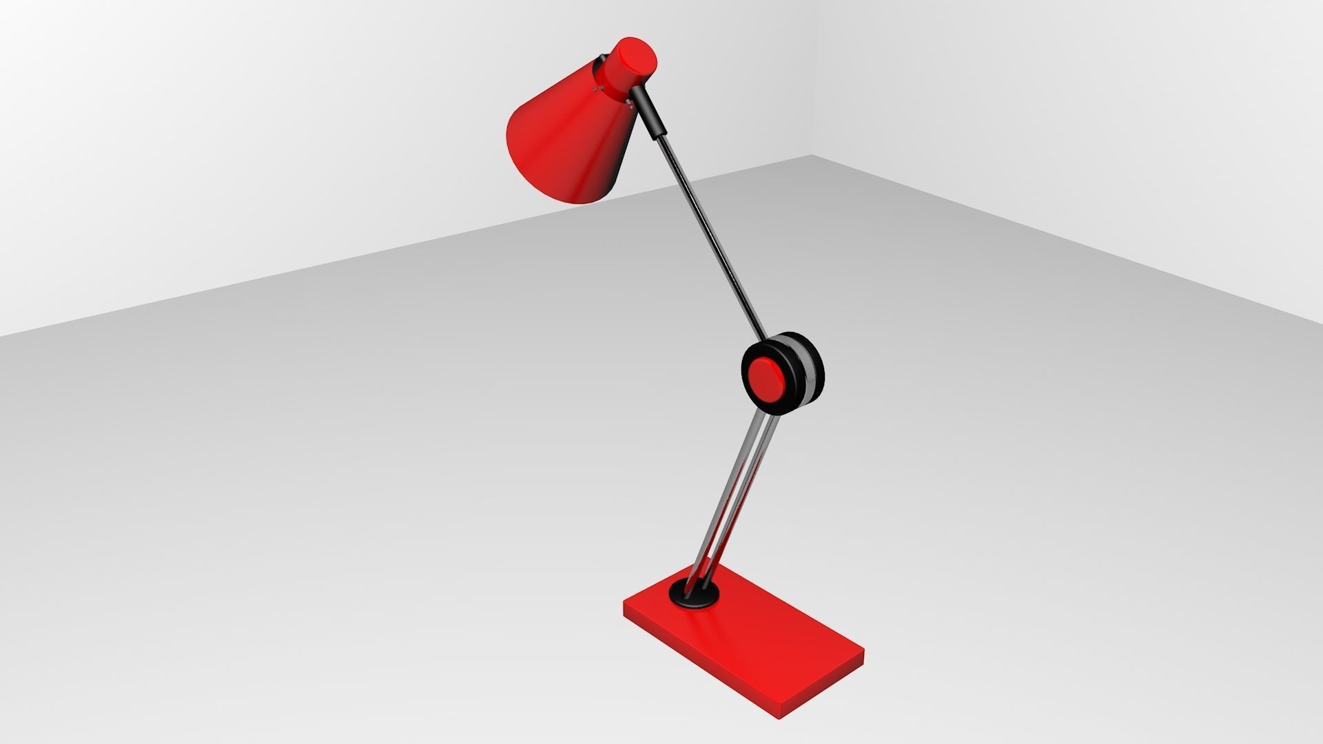 Table Lamp 3d Model Free Free low-poly 3D model_1