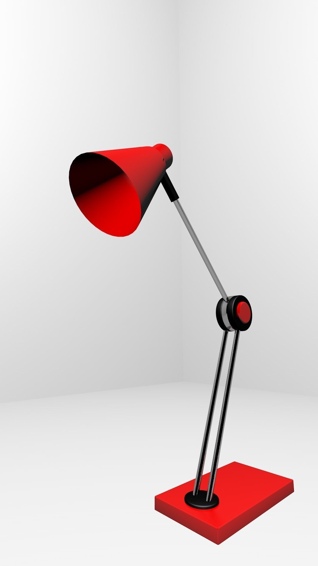 Table Lamp 3d Model Free Free low-poly 3D model_6