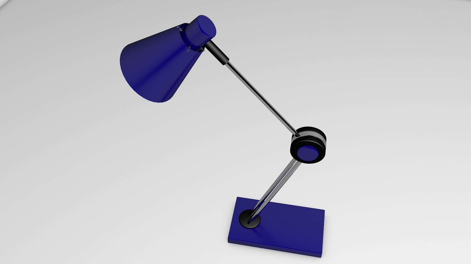 Table Lamp 3d Model Free Free low-poly 3D model_2
