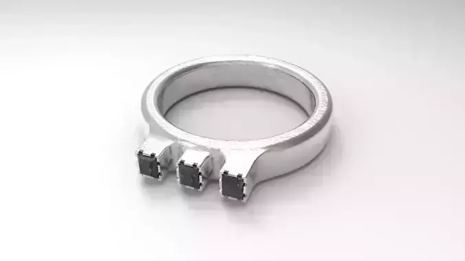 Ring topaz in sterling silver