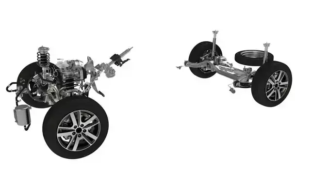 car chassis 3D model