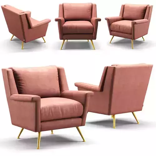 Kare Armchair San Diego Rose