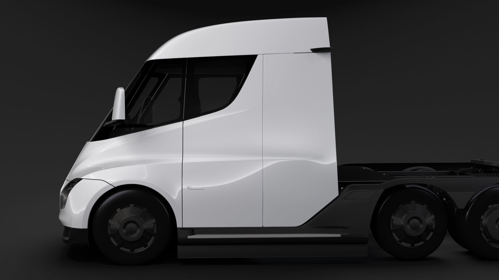 Tesla Semi 4axis 2018 3D model_2