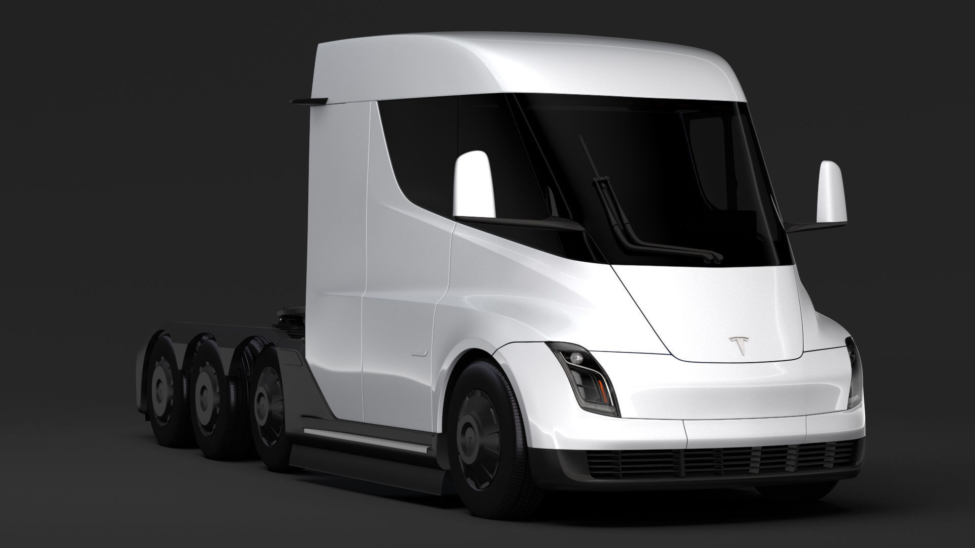 Tesla Semi 4axis 2018 3D model_5