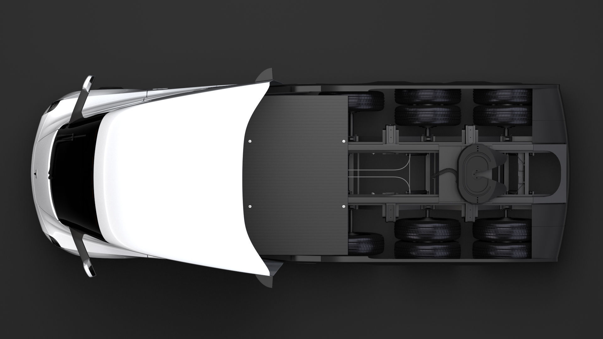 Tesla Semi 4axis 2018 3D model_10