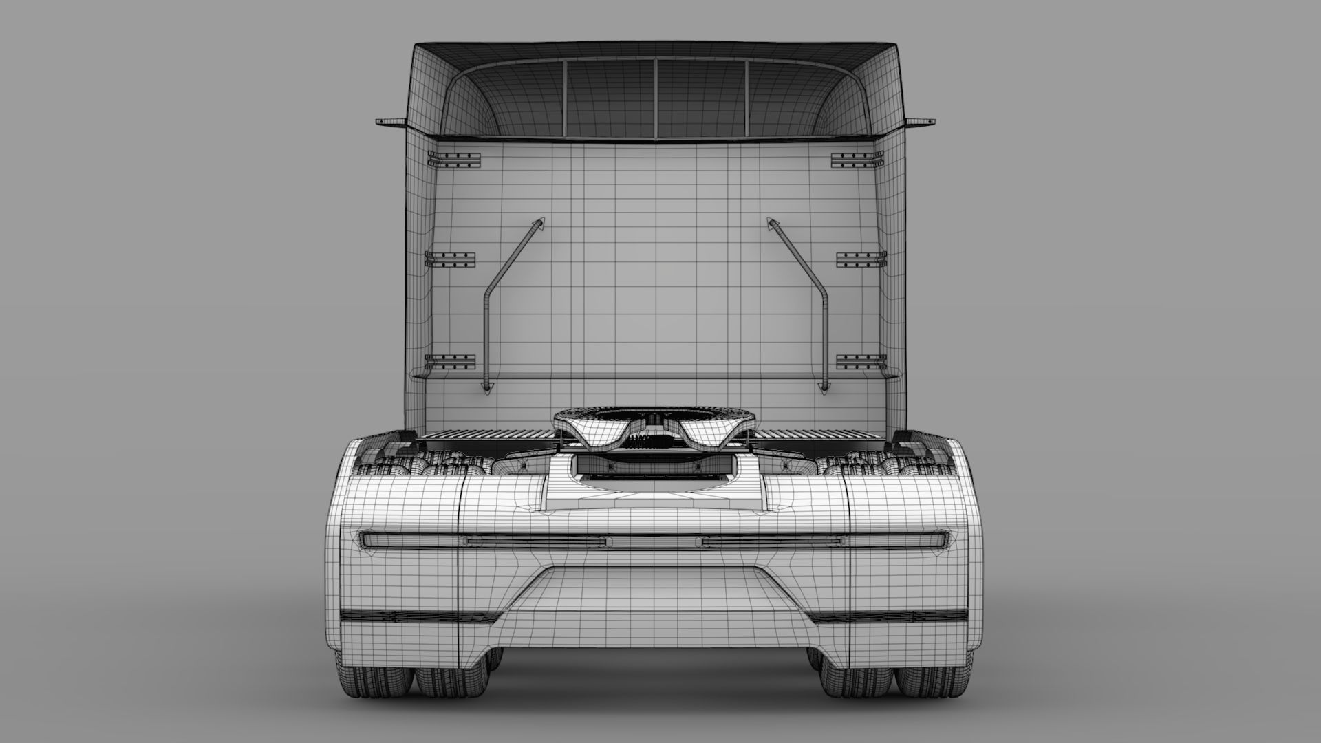 Tesla Semi 4axis 2018 3D model_20