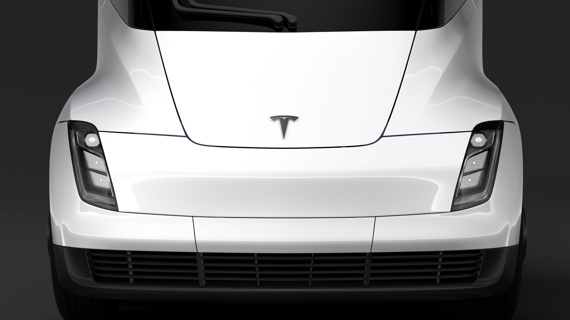 Tesla Semi 4axis 2018 3D model_1