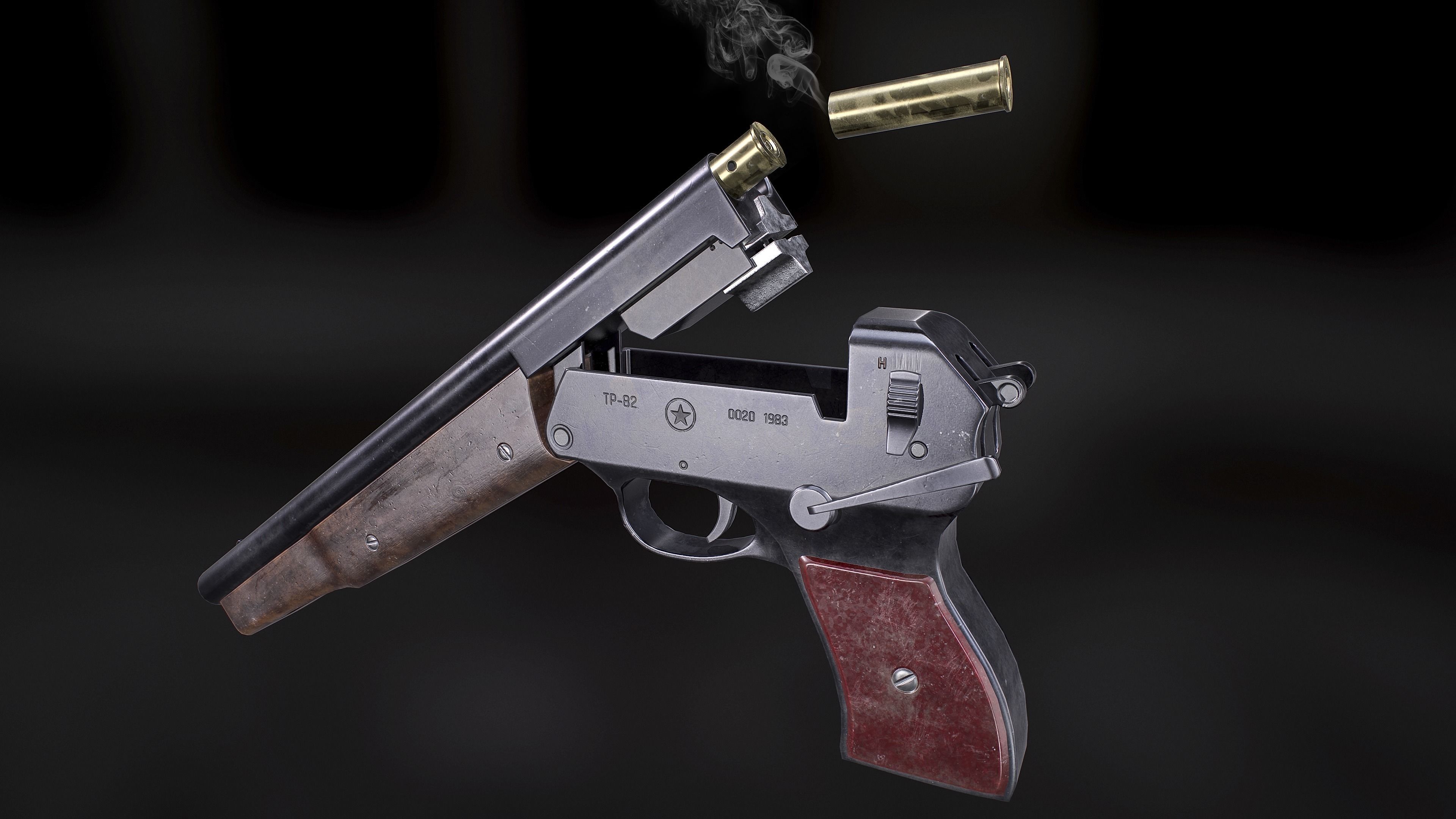 TP-82 Low-poly 3D model_6