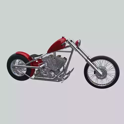 Chopper Bike Free 3D model